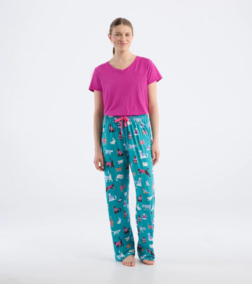 Little Blue House Cute Cats Women’s PJ Pants In A Bag